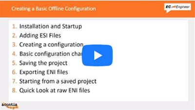 EC-Engineer EtherCAT Tutorial - Installing and How to Create a Basic Offline EtherCAT Configuration