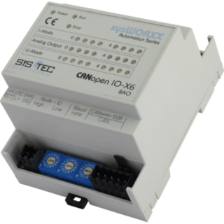 SYS TEC CANopen IO-X6, 8AO