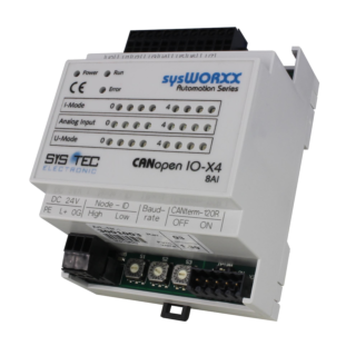 SYS TEC CANopen IO-X4, 8AI