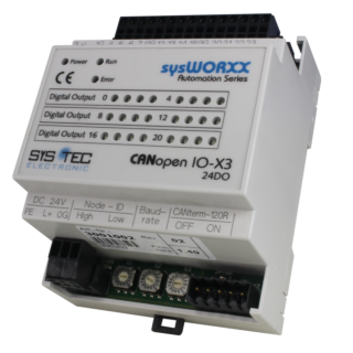 SYS TEC CANopen IO-X3, 24DO