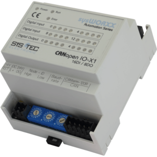 SYS TEC CANopen IO-X1 16DI / 8DO