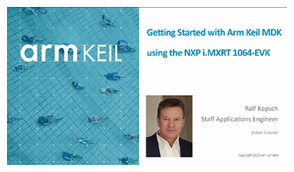 Getting Started with Keil MDK on i.MXRT1064