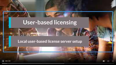 User-based Licensing: Local License Server Setup