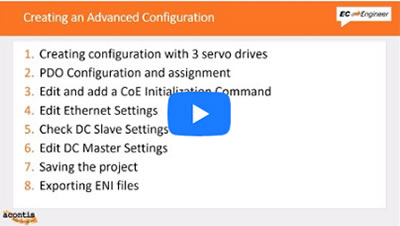 EC-Engineer EtherCAT Tutorial - How to Create an Advanced Offline EtherCAT Configuration