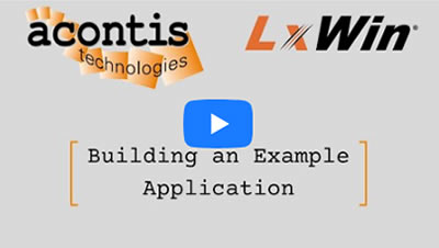 acontis LxWin Tutorial: Building an Example Application